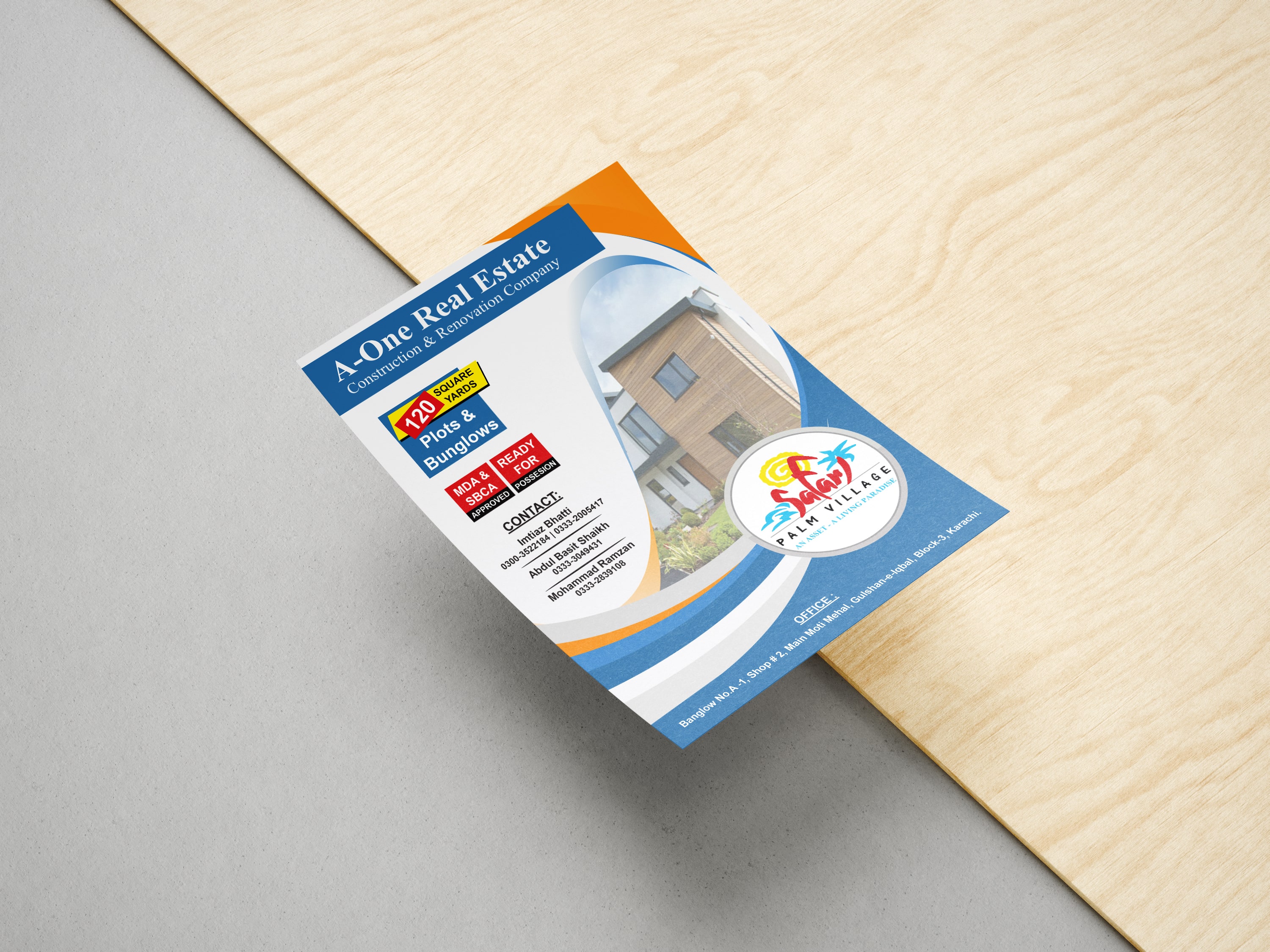 A5 Flyer Catalog Design for Business Promotion in Georgia