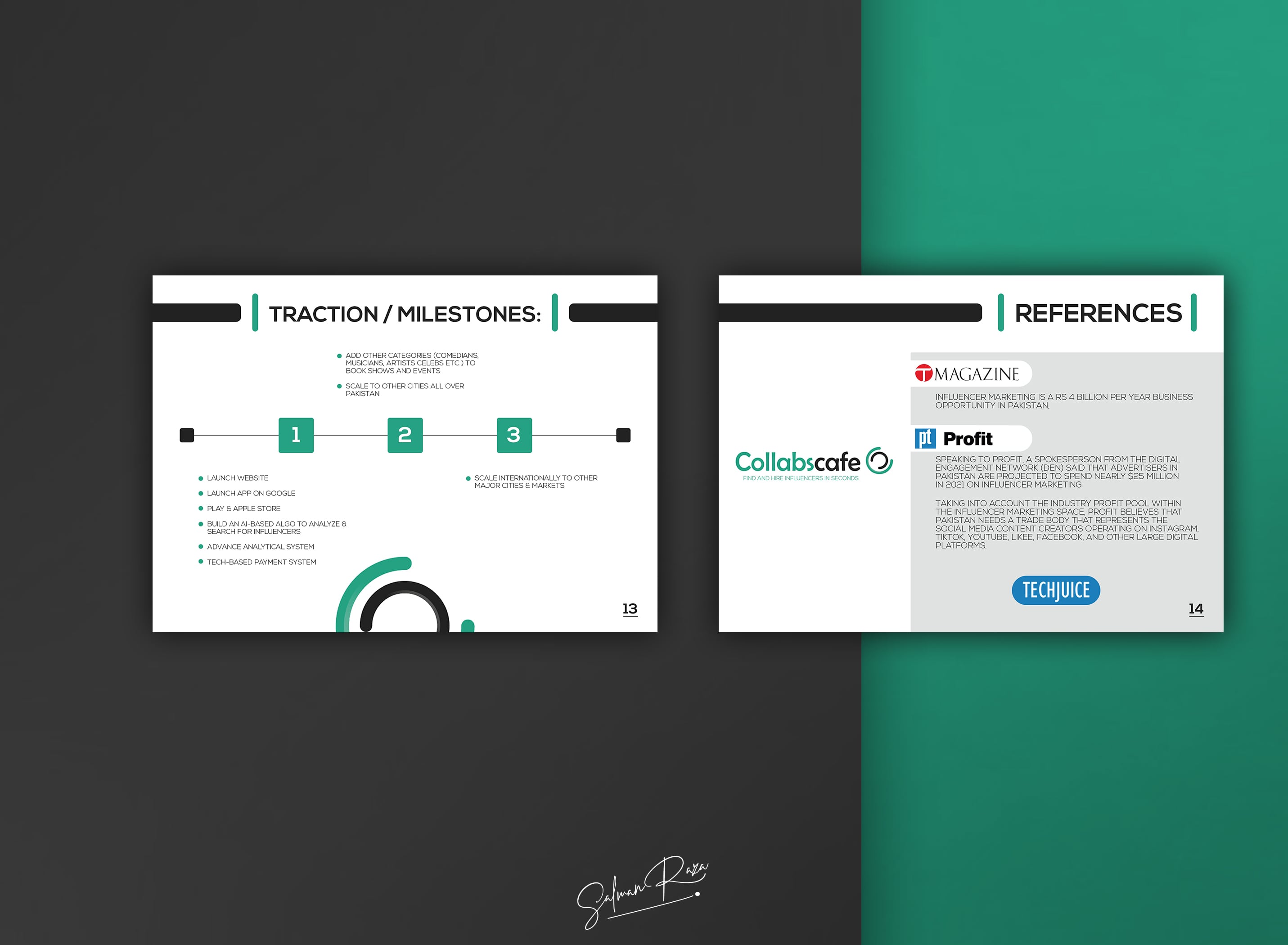 Startup Pitch Deck Presentation Design