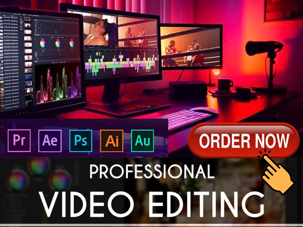 Get Professional Video Editing Services Transform Your Footage into Stunning Visuals – Fast, Creative & Affordable