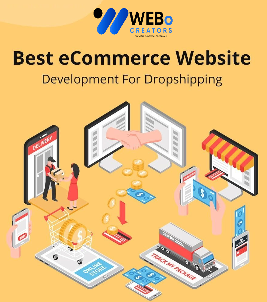 Modern Shopify dropshipping store design for online selling in Georgia 2026
