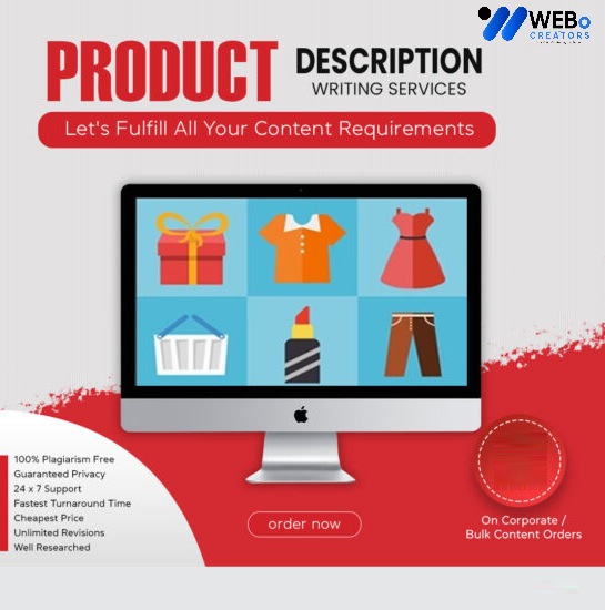 Product Description Writing Services | Best Digital Marketing Agency | Web Design in Georgia for online stores