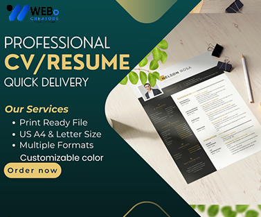 Elegant Resume Design Service, CV designs, CV writing in Georgia For Gain Job