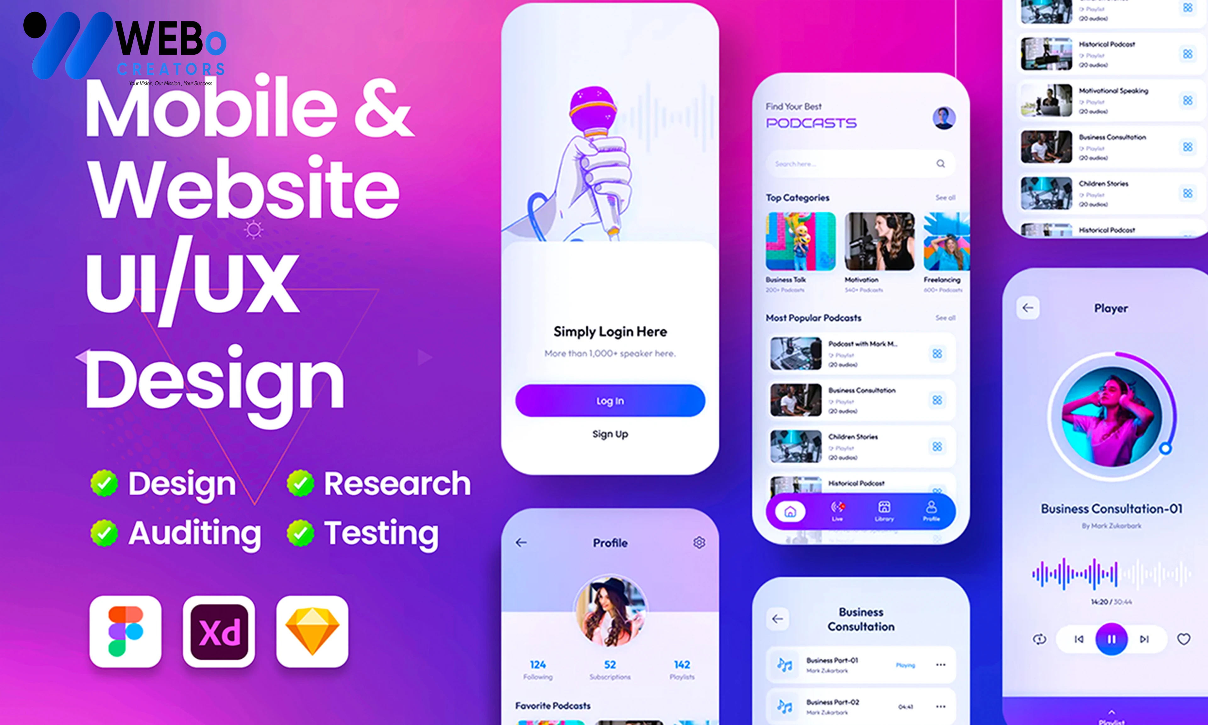 Flutter App UI/UX Design | Beautiful Flutter Interface Design in Georgia